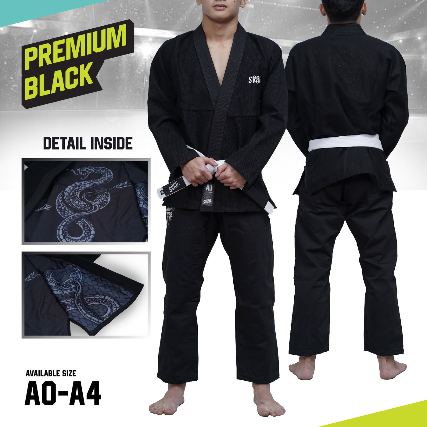 Baju Basic Gi Jiujitsu - Gi Jiu Jitsu - Gi Brazilian Jiujitsu