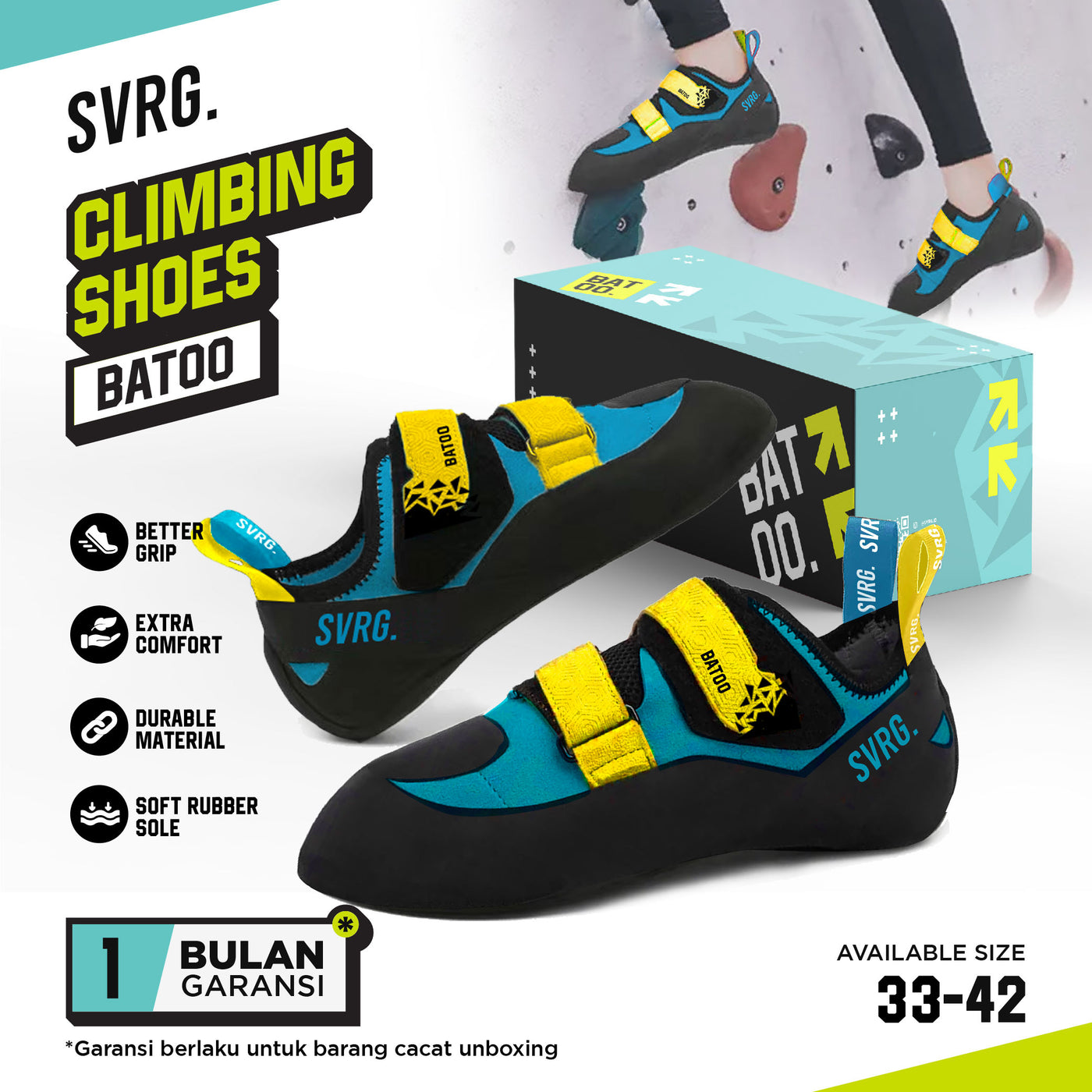 Batoo Climbing Shoes - Sepatu Panjat Tebing - Sepatu Panjat