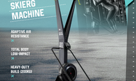SVRG Kazemaru Ski Machine untuk Hybrid Race Training - Ski Trainer Air Resistance Full Body Ski Machine