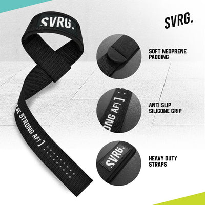 Weight Lifting Wrist Strap | Strap Angkat Beban | Gym Hitam