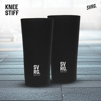 SVRG. Knee Sleeve for Weightlifting - Knee Sleeve - Stiff Knee Sleeve