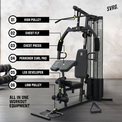 Buy 1 Get 1 Kuro Home Gym & 2 In 1 Treadmill & Walking Pad