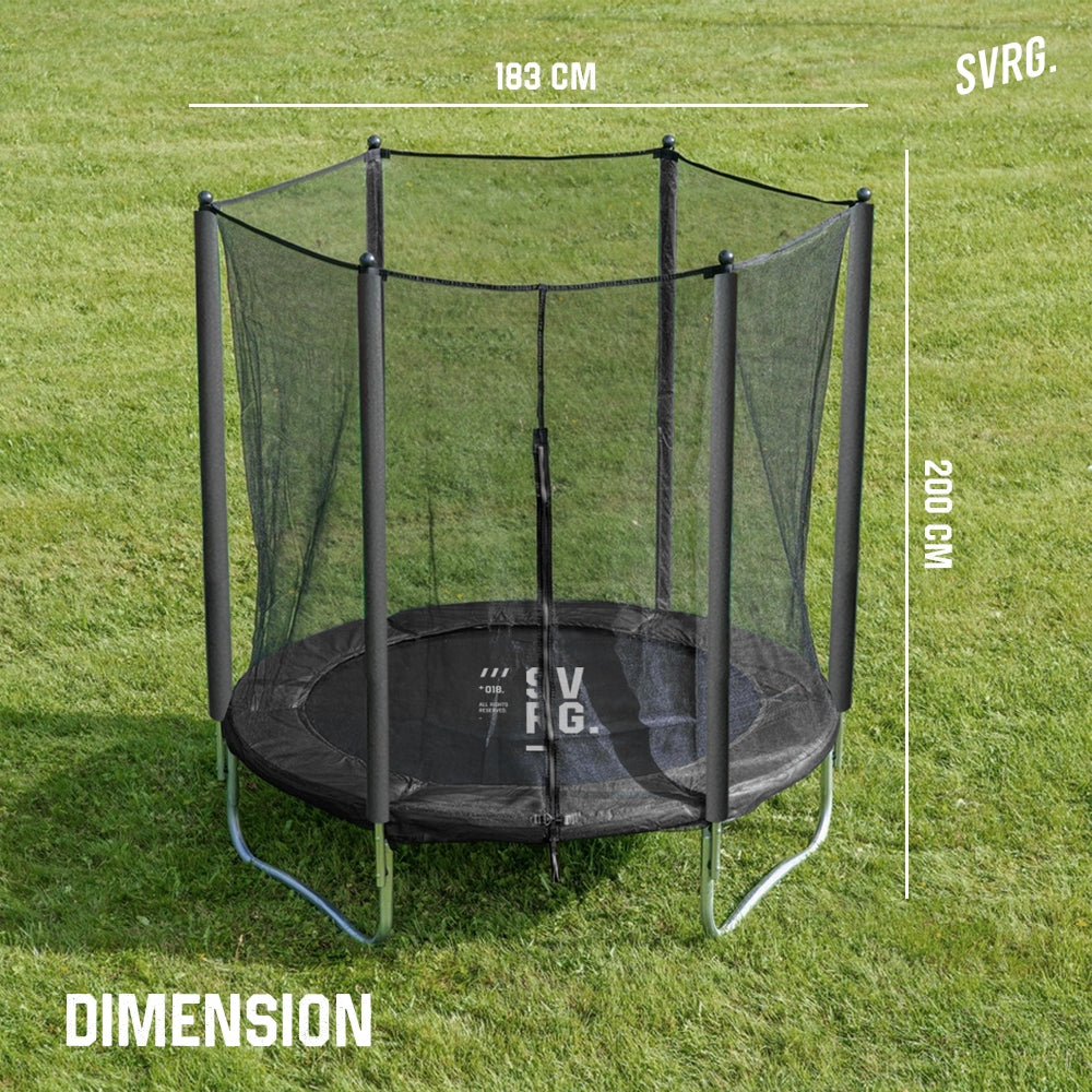 SVRG Trampoline 6ft - Lompat Trampoline - Jump - Fitness - Olahraga