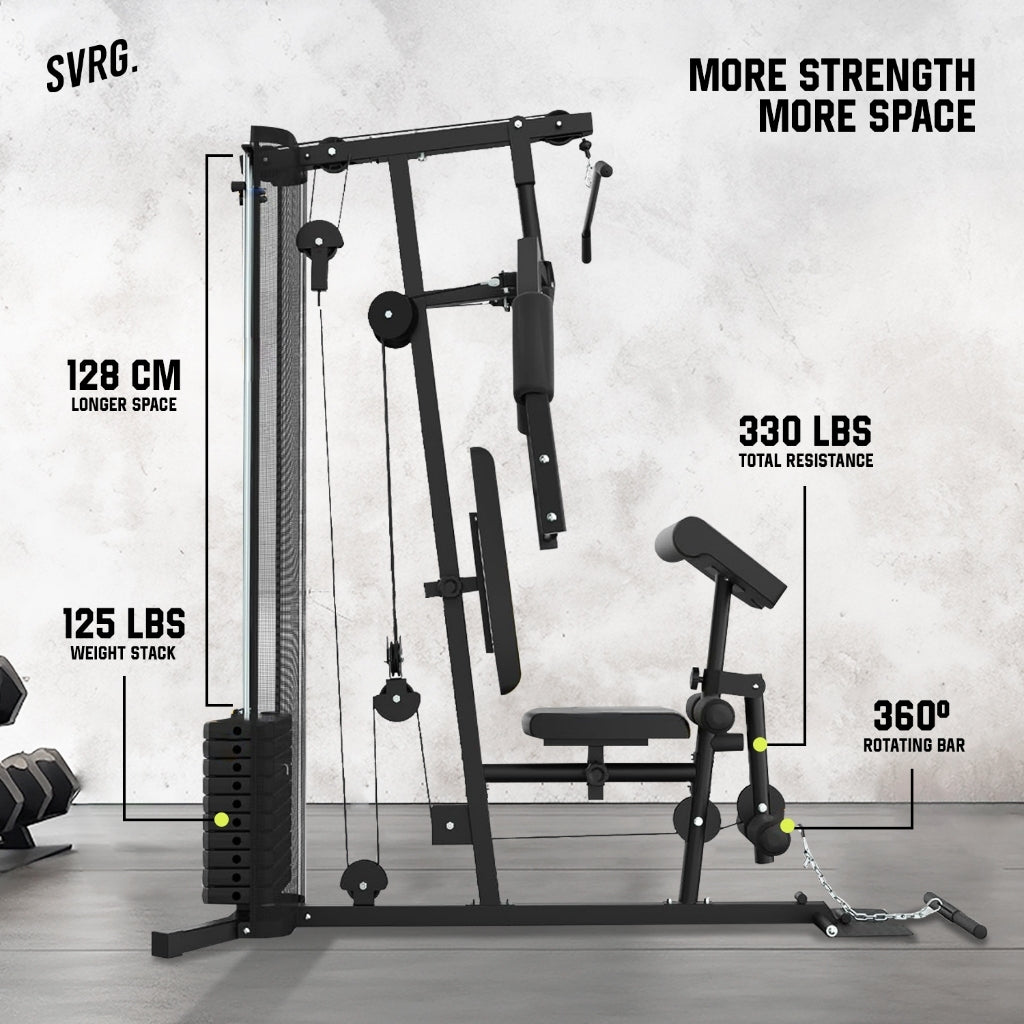 Buy 1 Get 1 Kuro Home Gym & 2 In 1 Treadmill & Walking Pad