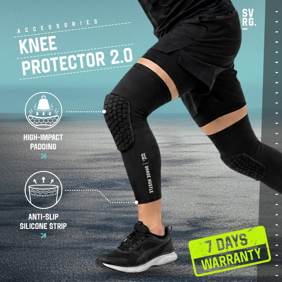 SVRG Knee Protector 2.0 | Pelindung Lutut Olahraga Compression Knee Pad Anti Slip - 1