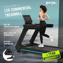 SURGE LCD Commercial Treadmill | Commercial Gym Equipment Alat Cardio Lari & Jalan | 23.8" Full HD Touchscreen - 1