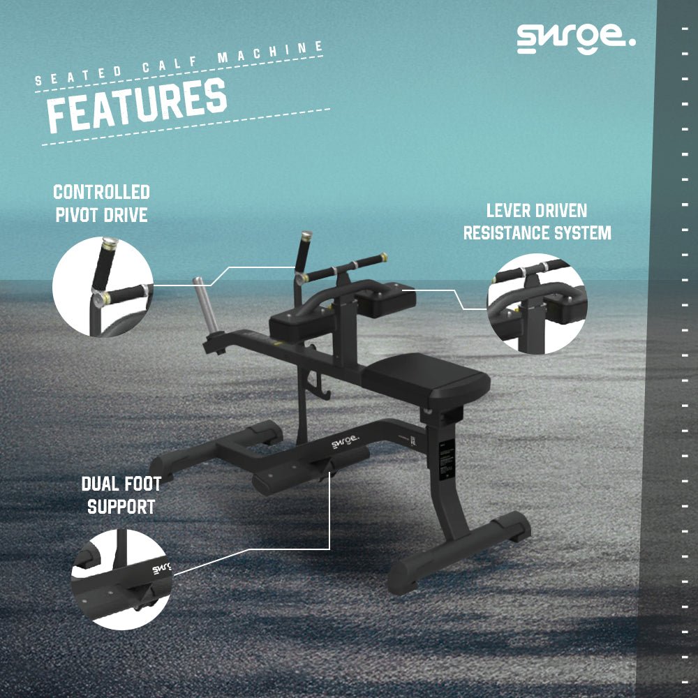SURGE Commercial Seated Calf – Strength Machine – SVRG