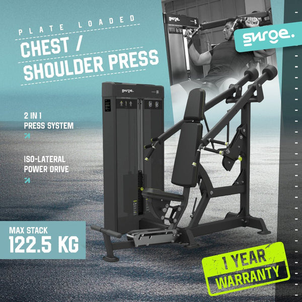 SURGE Commercial Chest Press / Shoulder Press – Strength Machine - 1