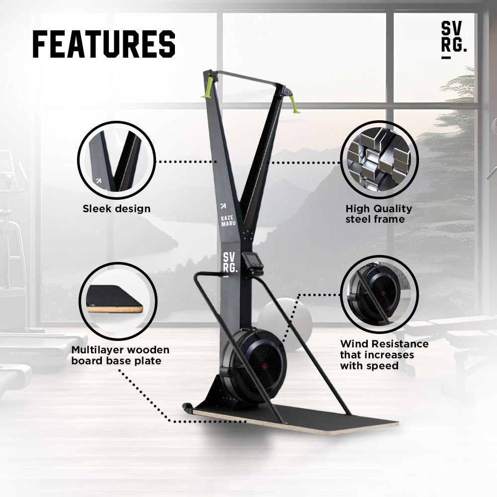 SVRG KAZEMARU Ski Machine – Air Resistance Full-Body Trainer