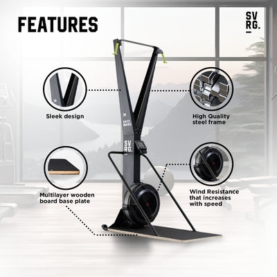 SVRG KAZEMARU Ski Machine – Air Resistance Full-Body Trainer