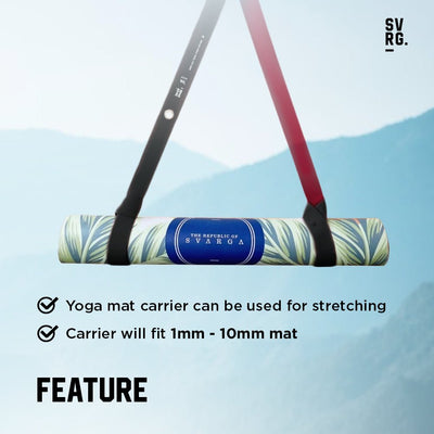 SVARGA Yoga Mat Carrier 2.0 - 2MM - 10MM Yoga Strap Sabuk Yoga