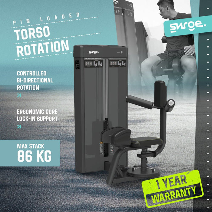 SURGE Commercial Torso Rotation – Strength Machine