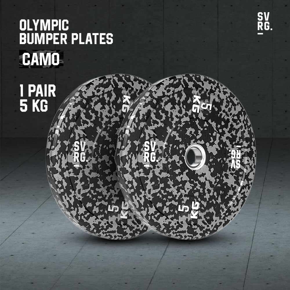 SVRG Olympic Bumper Plates – CAMO Series (5/10/15/20/25 kg) - 6