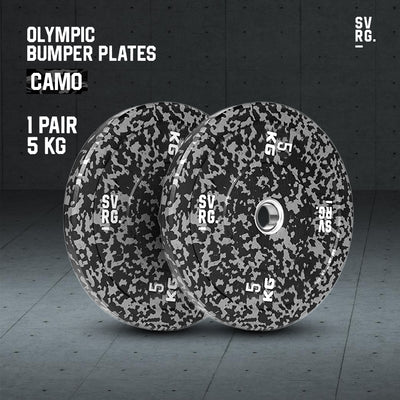 SVRG Olympic Bumper Plates – CAMO Series (5/10/15/20/25 kg) - 6
