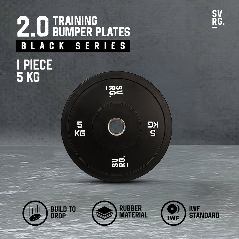 SVRG - Olympic Training Bumper Plates Calibrated Bumper Change Plate 2.0  - 5Kg 10Kg 15Kg  - Weight Rubber Plates - Piece & Pair