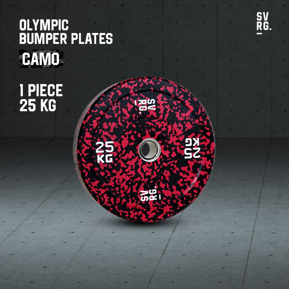 SVRG Olympic Bumper Plates – CAMO Series (5/10/15/20/25 kg) - 2