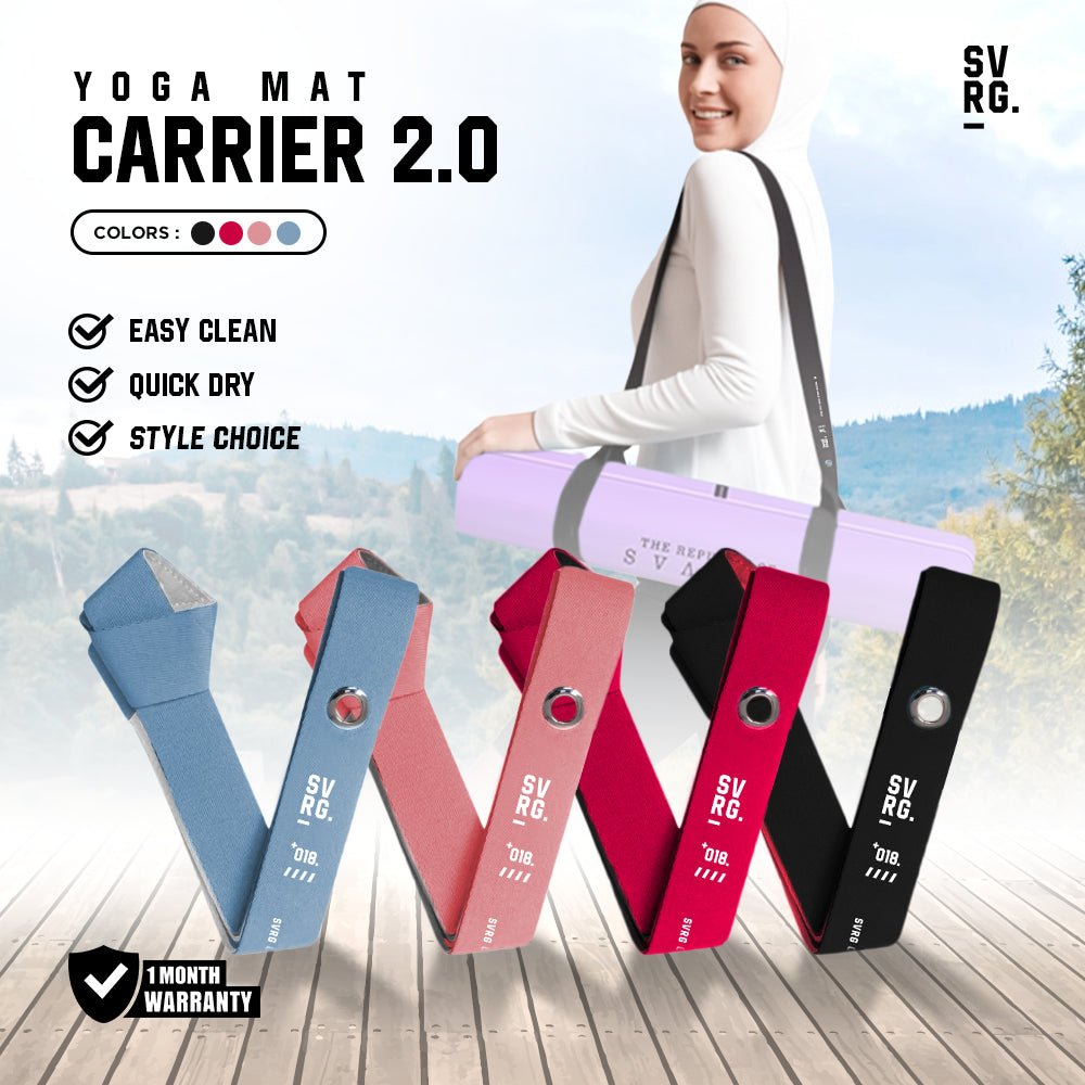 SVARGA Yoga Mat Carrier 2.0 - 2MM - 10MM Yoga Strap Sabuk Yoga