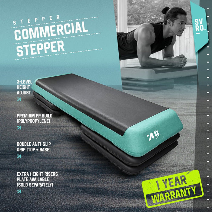 SVRG Stepper Aerobik Commercial Grade 3 Level + Adjustable Plates
