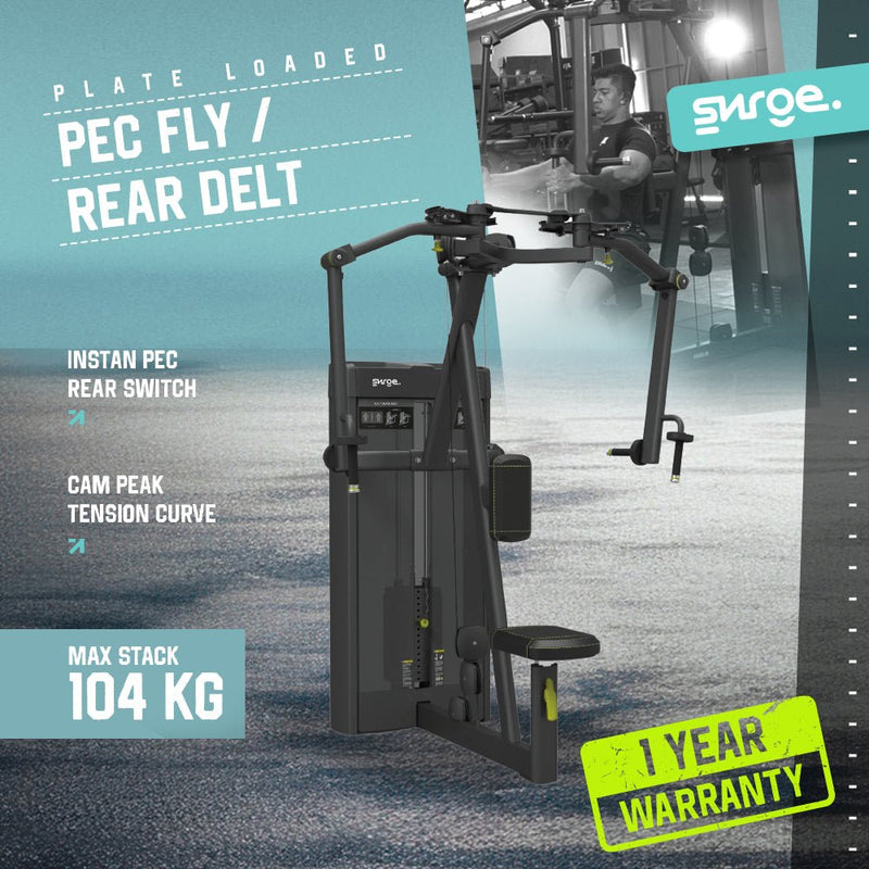 SURGE Commercial Pec Fly / Rear Delt – Strength Machine