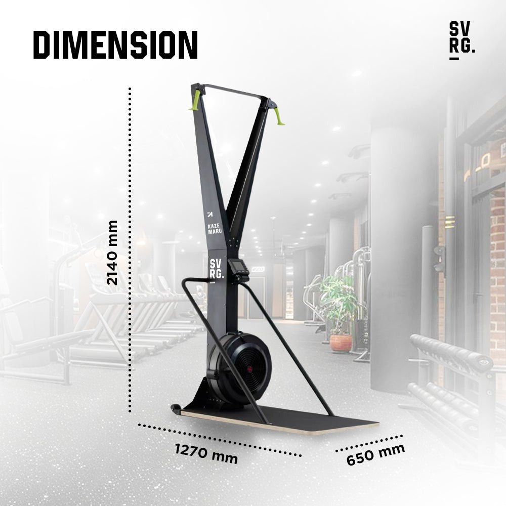 SVRG KAZEMARU Ski Machine – Air Resistance Full-Body Trainer - 4