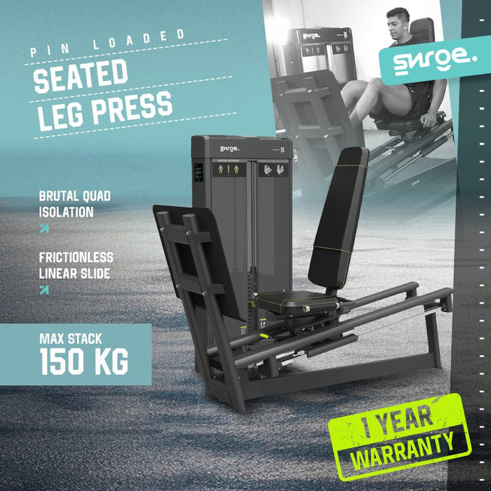 SURGE Commercial Seated Leg Press – Strength Machine