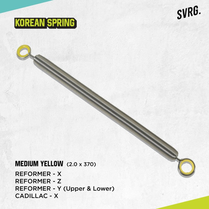 Korean Spring Reformer Cadillac Pilates - SVRG - Springs Wunda - Resistance Band