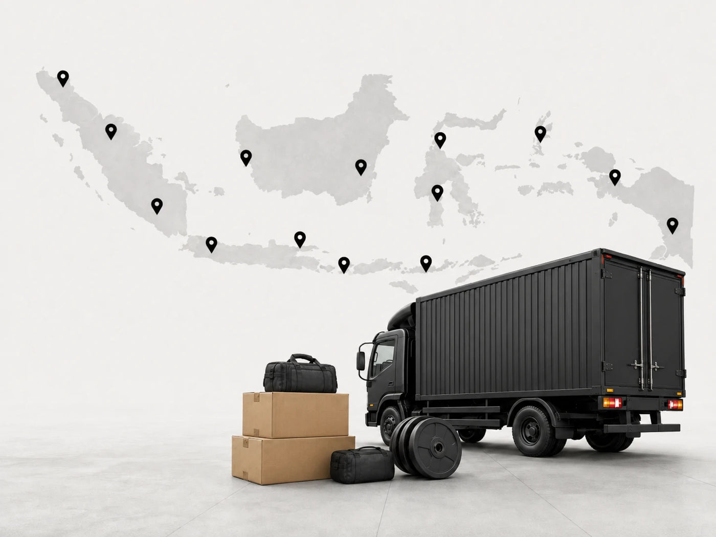 SVRG delivery map and logistics