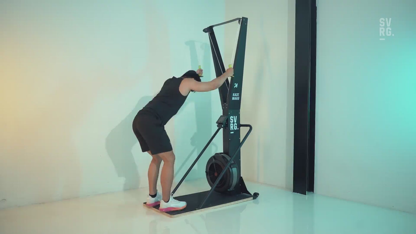 video produk introduction dan cara penggunaan kazemaru skierg by svrg