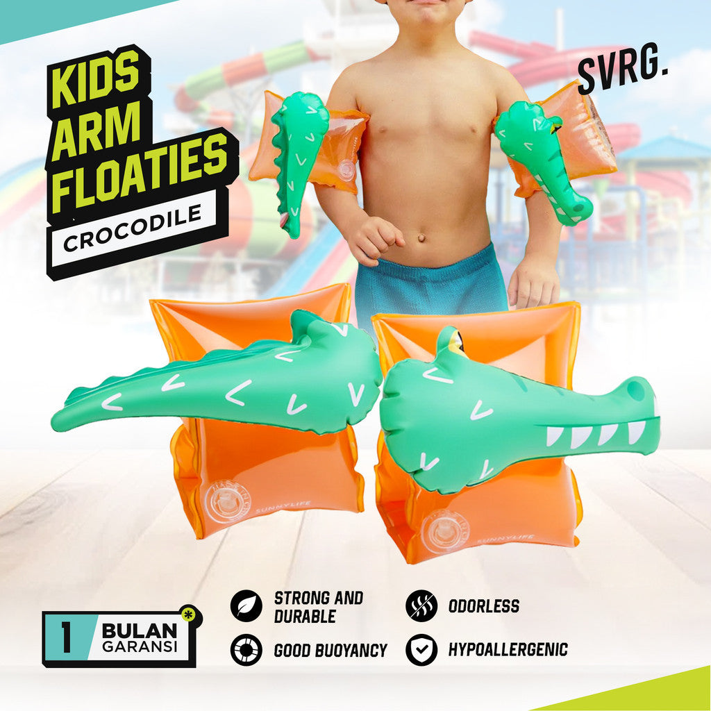 Arm Floaties Croco - Pelampung Lengan Tangan Anak