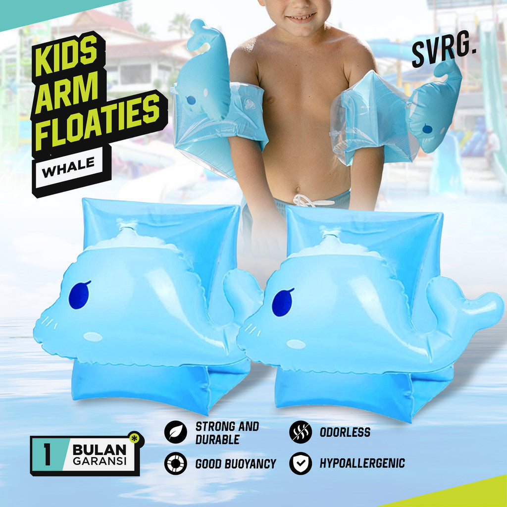 Arm Floaties Whale - Pelampung Lengan Tangan Anak