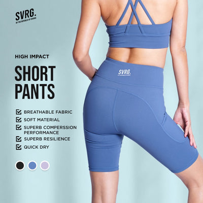 High Impact Short Pants - Legging - Celana Olahraga Wanita