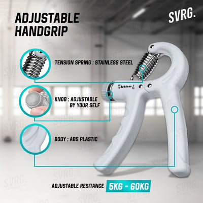 Hand Grip - Adjustable Hand Grip Counter - Olahraga Tangan - Handgrip 5-60kg