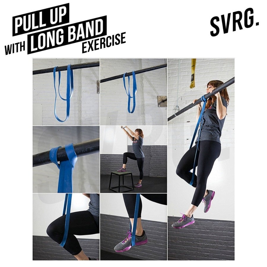 Value Pack Pull Up Bar & Long Resistance Band