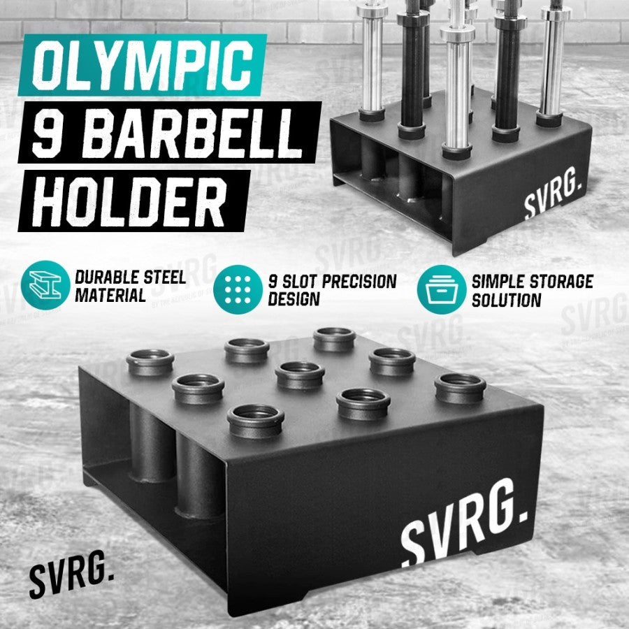 Olympic Barbell Bar Holder Stand