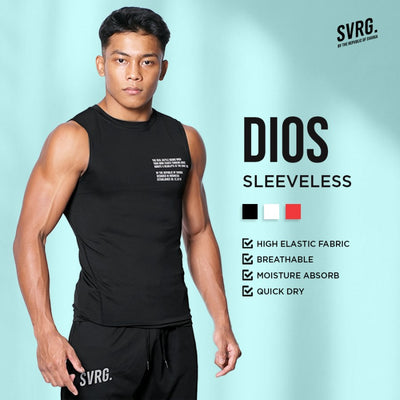 Dios Sleeveless - Base layer Men - Pakaian Olahraga Pria