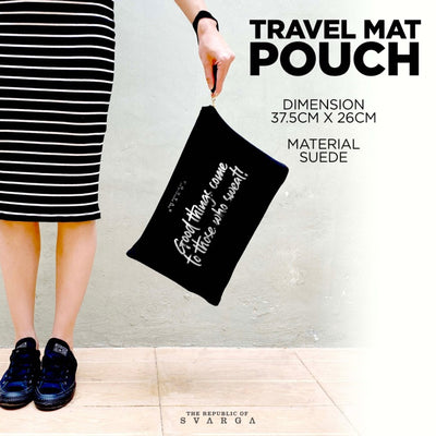 Yoga Travel Mat Pouch Velvet