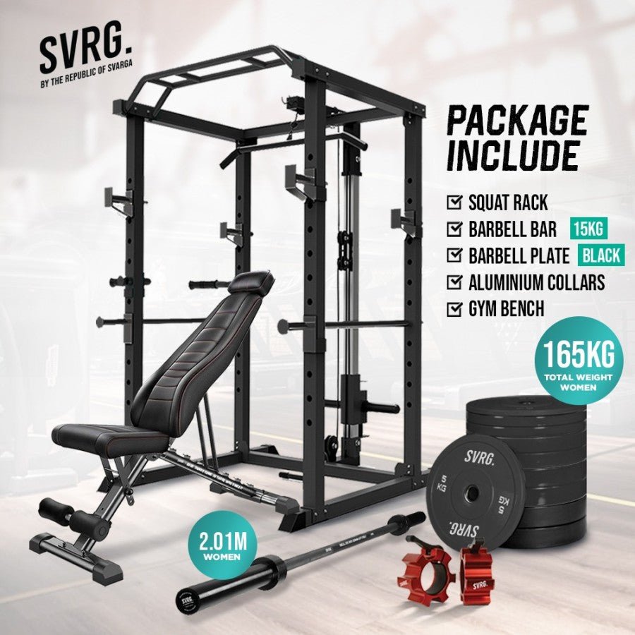 Value Pack Power Rack Barbell