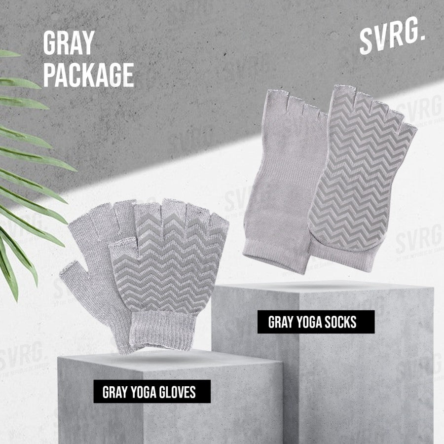 Value Pack Yoga Gloves & Yoga Socks