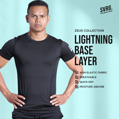 Lightning Basic Tee - Base Layer Pendek - Baju Olahraga Pria