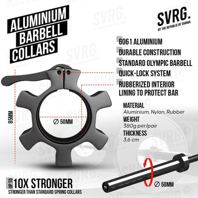 Aluminium Barbell Collars