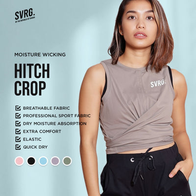 Hitch Crop - Baju Olahraga Wanita - Crop Tank Top