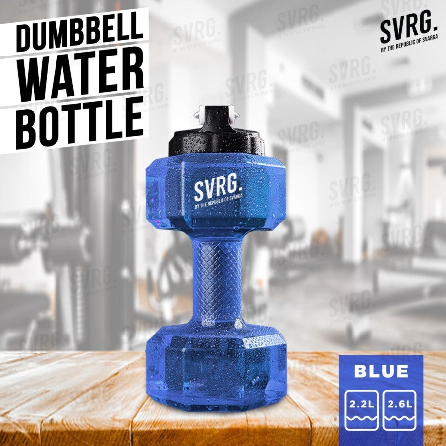 Dumbbell Water Bottle -  Botol Minum Sport - Dumbell Barbel