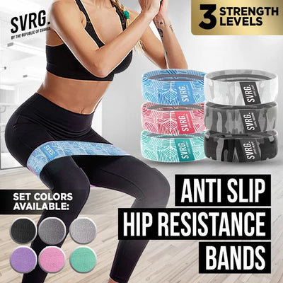 Hip Resistance Band - Hip Band - Squat Band - Booty Band  3 Levels