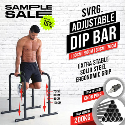 Sample Sale Adjustable Dip Bar