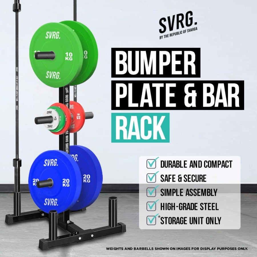 Bumper Plate & Bar Rack