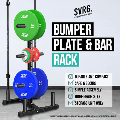 Bumper Plate & Bar Rack