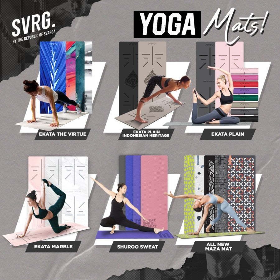 Ekata Series - Matras Yoga Mat - Rubber Mat - Classic Edition